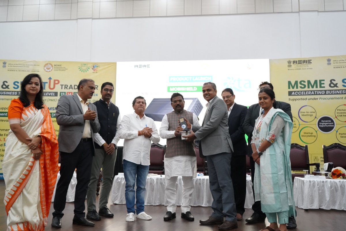 Plasma Shield for healthcare launched by the Honorable Minister for MSME, Government of Odisha